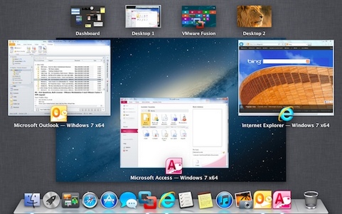 VMware Fusion 5.01 screenshot (481 pix)
