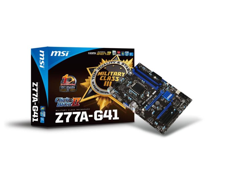 MSI Z77A-G41: beste prijzen, echte reviews en specificaties - Tweakers