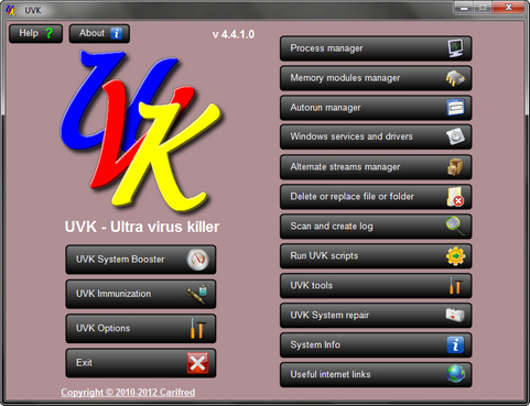 UVK 4.4.1.0 screenshot (481 pix)