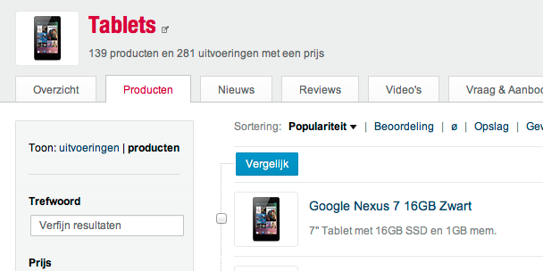 Categorie-omgeving Categorie-omgeving