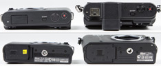 Nikon 1 J2 versus Nikon 1 V1 top bottom