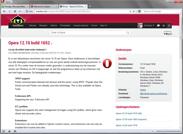 Opera 12.10 screenshot (620 pix)
