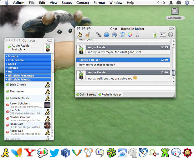 Adium screenshot (481 pix) Adium screenshot (481 pix)
