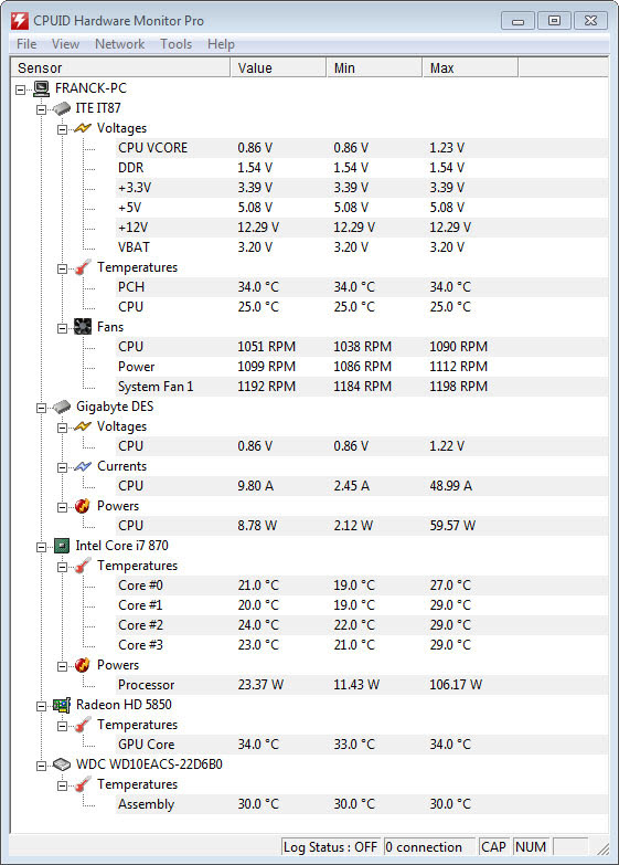 HWMonitor Pro 1.52 download the last version for iphone HWMonitor Pro 1.52 download the last version for iphone
