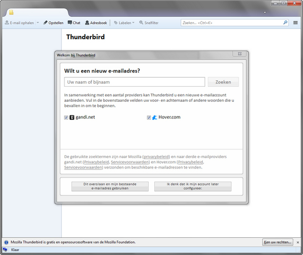 Mozilla Thunderbird screenshot (620 pix)