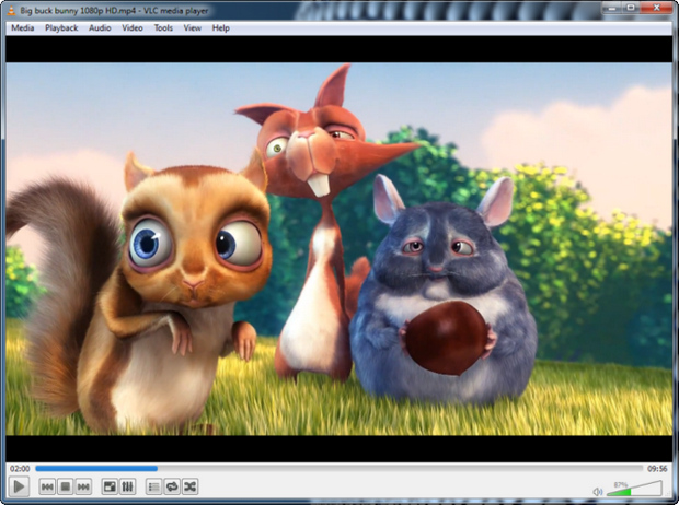 VLC Media Player screenshot (620 pix) VLC Media Player screenshot (620 pix)