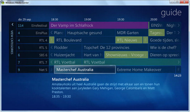 DVBLink screenshot (481 pix)