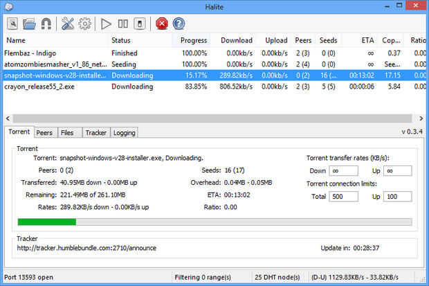 Halite screenshot (620 pix)