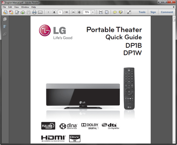 Adobe Reader XI screenshot (620 pix)
