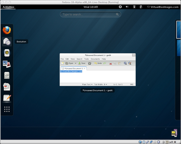 Fedora desktop screenshot (620 pix)