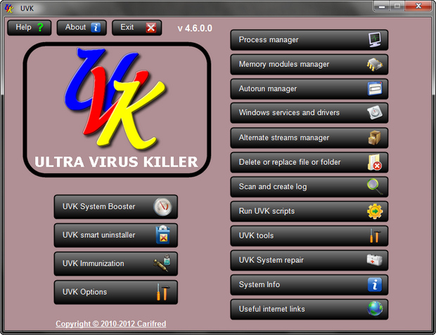 UVK screenshot (620 pix)