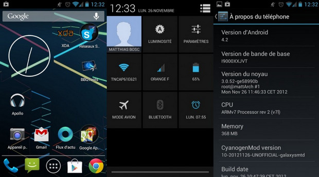 CyanogenMod 10.1 screenshot (620 pix)