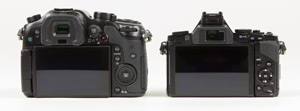 Lumix GH3 vs Olympus E-M5 side-by-side