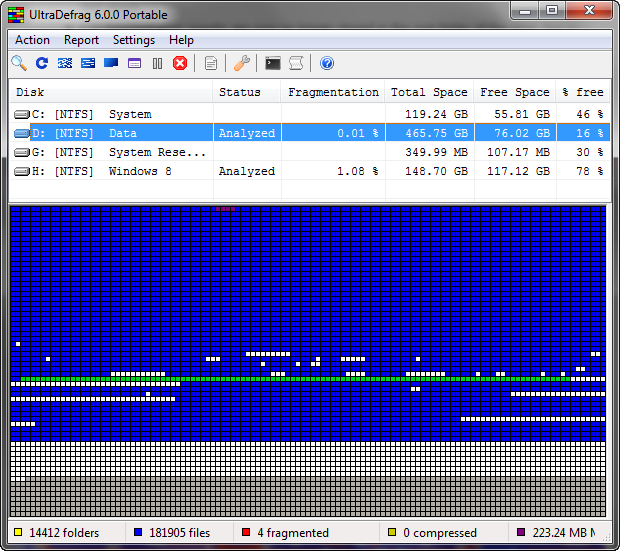 UltraDefrag screenshot (620 pix)