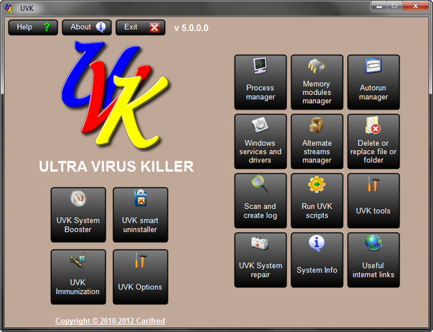 UVK screenshot (620 pix)
