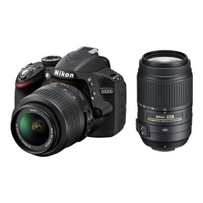 Nikon D3200 + AF-S DX NIKKOR 18-55mm f/3.5-5.6G VR + AF-S DX 55