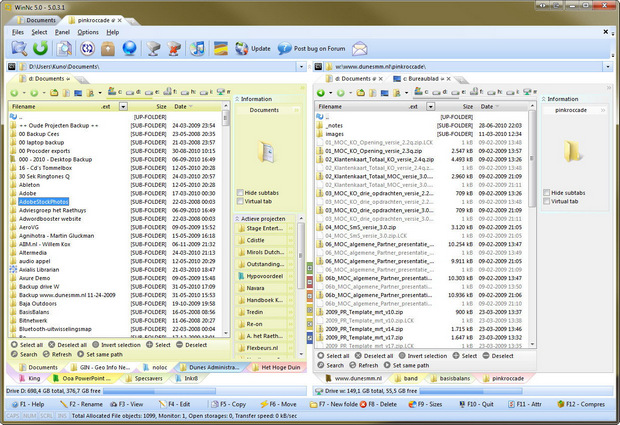 WinNc screenshot (620 pix)