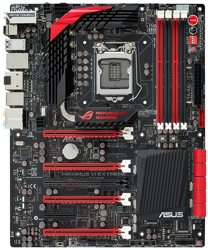 Specificaties van ASUS Republic Of Gamers Maximus VI Extreme