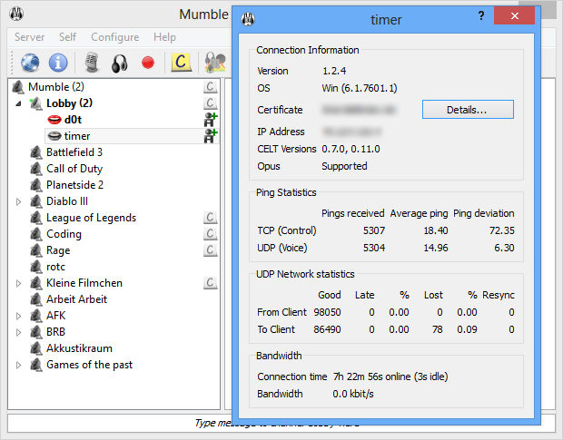 mumble 1.2.8 mumble 1.2.8