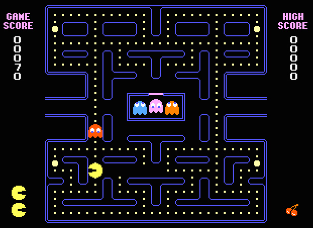 Pacman screenshot (620 pix)