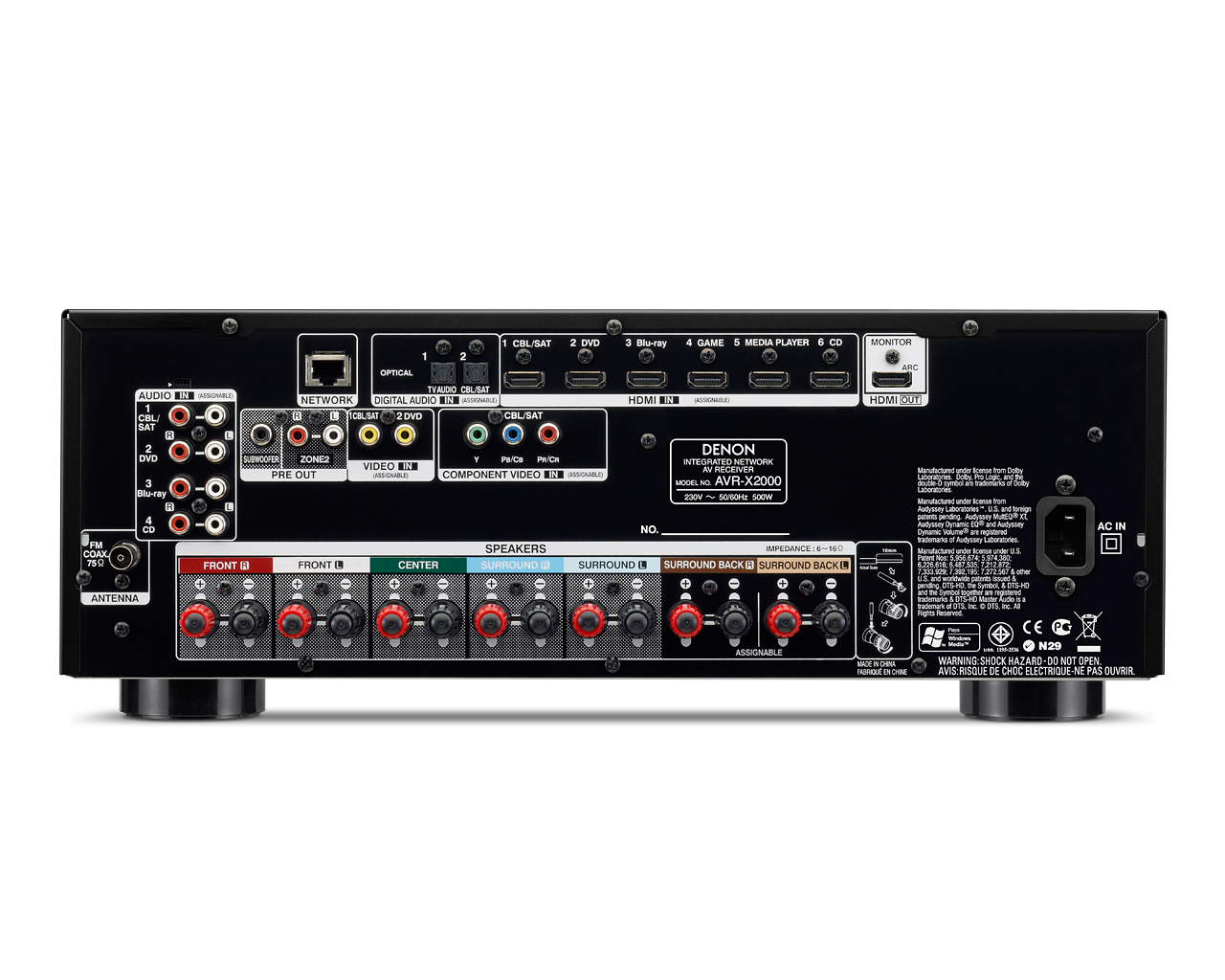 Denon AVR-X2000: beste prijzen, echte reviews en specificaties