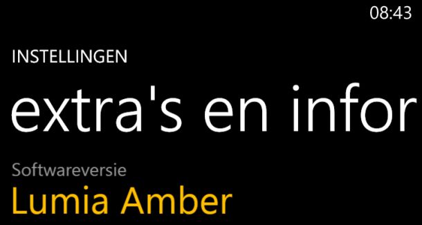 Nokia Lumia Amber