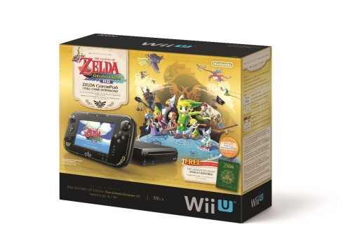 Nintendo Wii U Premium + The Legend of Zelda: The Wind Waker HD