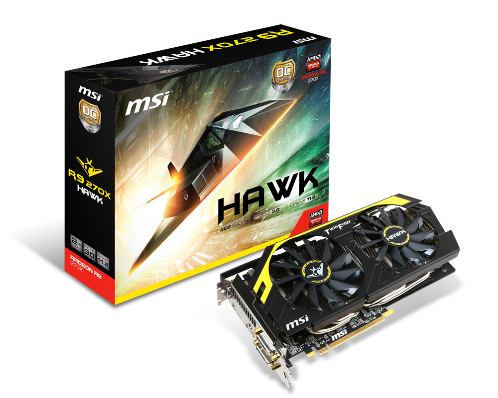msi radeon r9 270x hawk