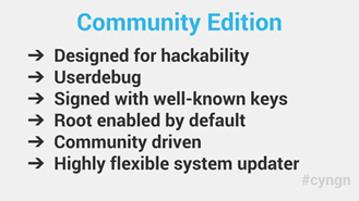 CyanogenMod edities