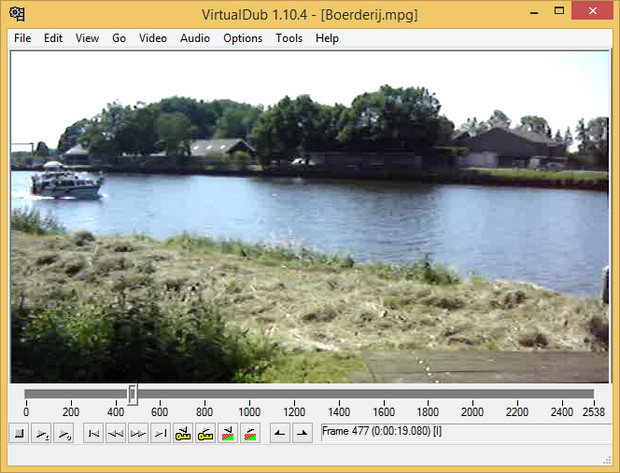 VirtualDub screenshot (620 pix) VirtualDub screenshot (620 pix)
