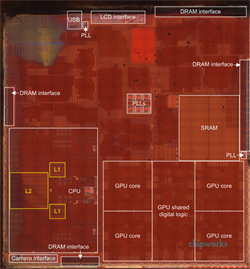 Apple A7 die-shot (copyright: Chipworks)