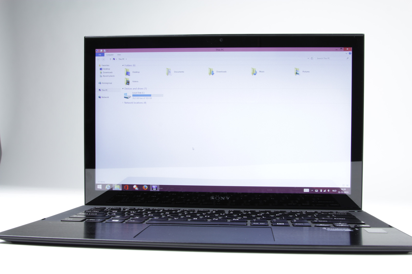 Sony Vaio Pro 13: flexibele lichtgewicht - Scherm: goed, met matige