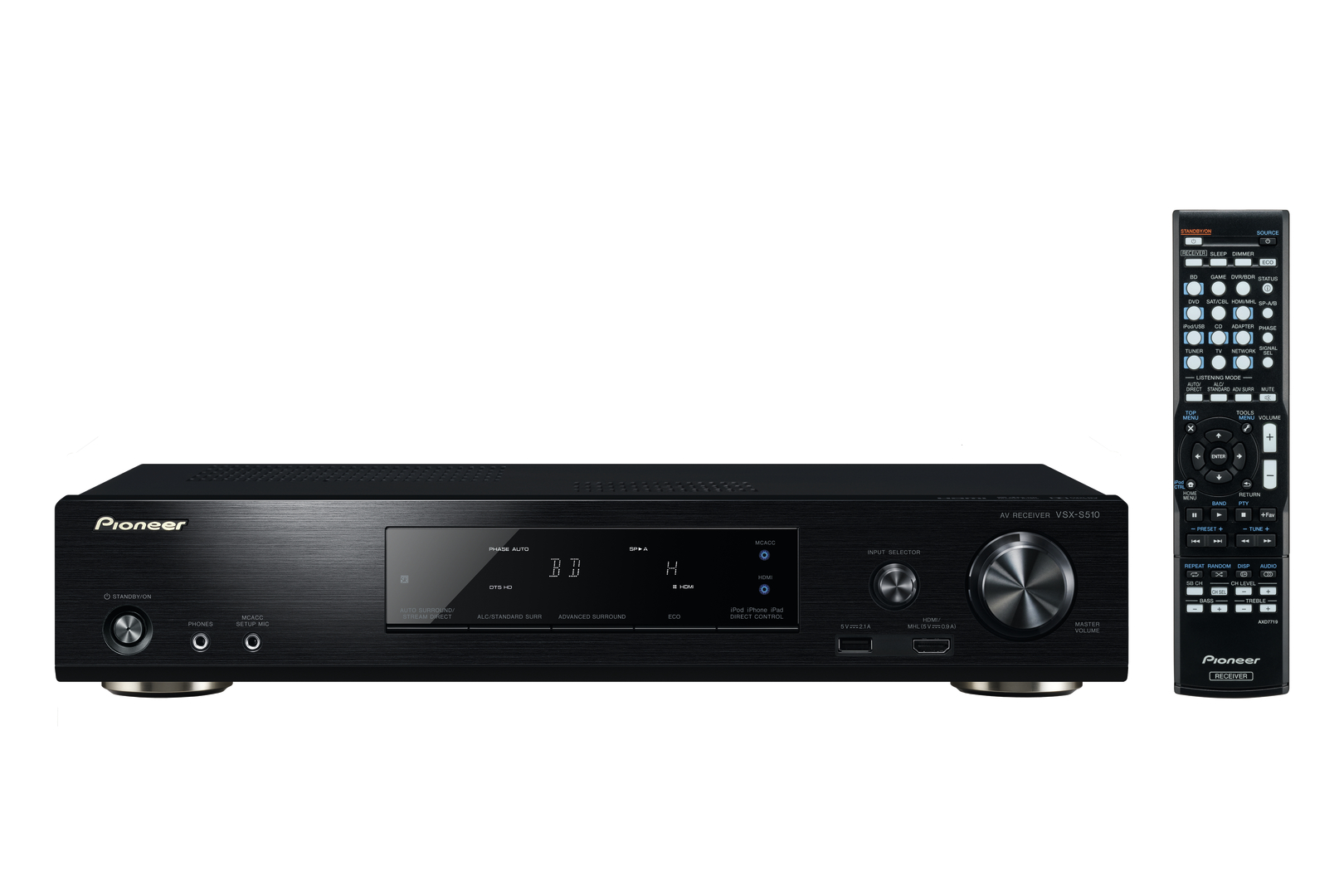 Pioneer VSX-S510 Zwart: beste prijs - Tweakers