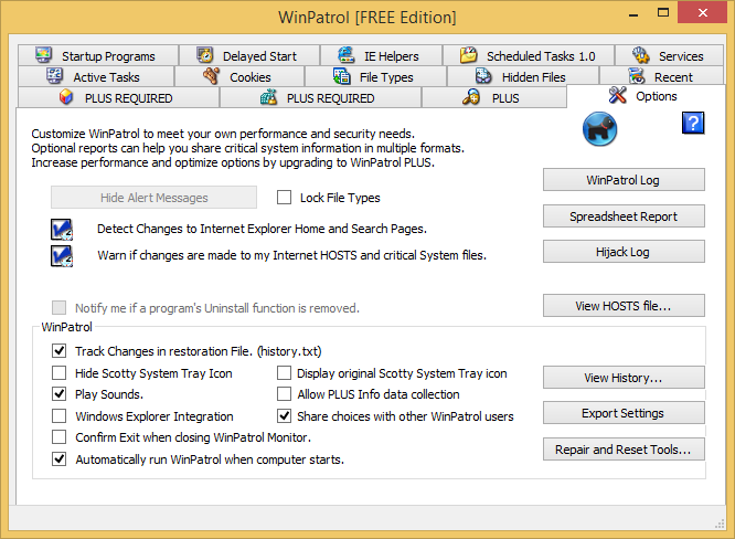 Winpatro Software-update: WinPatrol 9.0.0.0 - Computer - Downloads - Tweakers