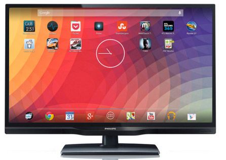 Mockup: Philips-tv met Android