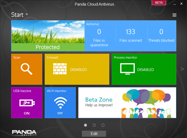 Panda Cloud Antivirus 2.9.0 bèta screenshot (620 pix) Panda Cloud Antivirus 2.9.0 bèta screenshot (620 pix)