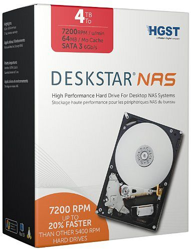 HGST NAS 4TB 内蔵型HDD 7200 RPM HGST Deskstar NAS, 4TB: beste prijs - Tweakers