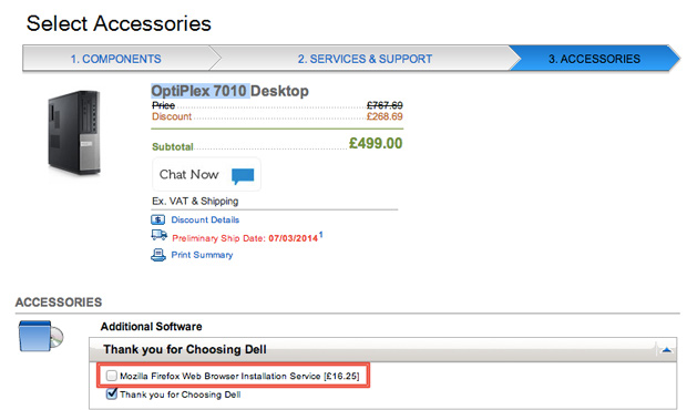 Dell OptiPlex 7010 Firefox