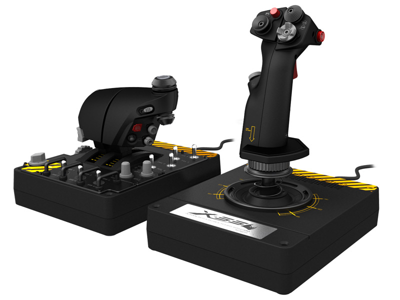 Saitek Pro Flight X-55 Rhino H.O.T.A.S. Zwart: beste prijs - Tweakers