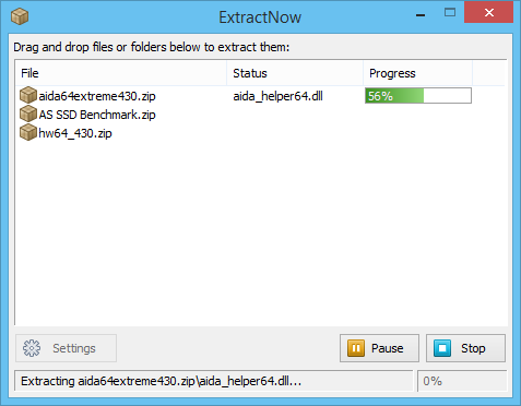 ExtractNow 4.82 screenshot