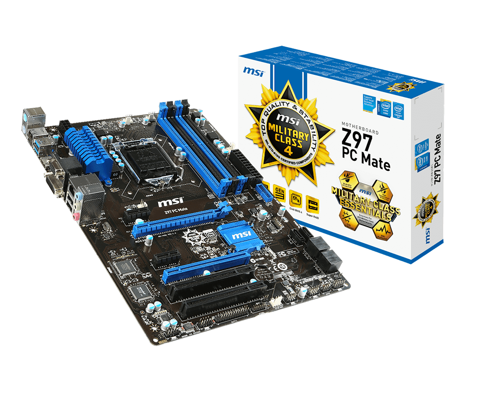 MSI Z97 PC Mate: beste prijzen, echte reviews en specificaties