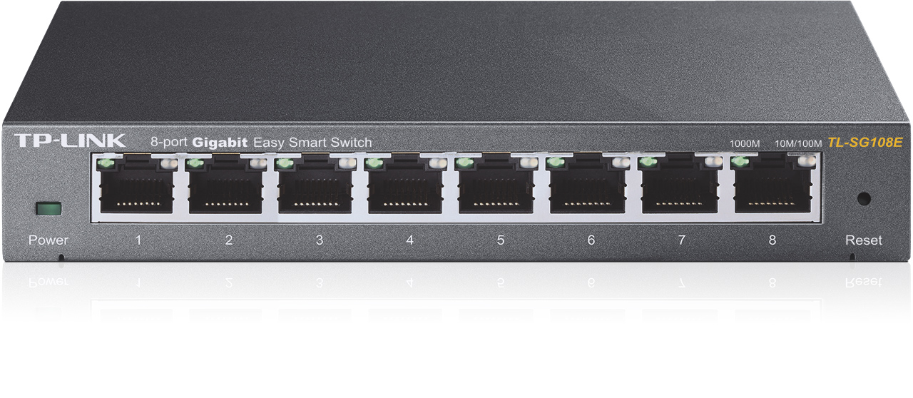 TP-Link TL-SG108E-Gigabit (8-poorts) - Prijzen - Tweakers