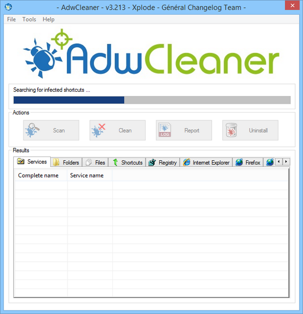 AdwCleaner screenshot (620 pix) AdwCleaner screenshot (620 pix)