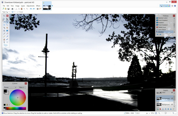 Paint.NET 4.0 screenshot (620 pix)