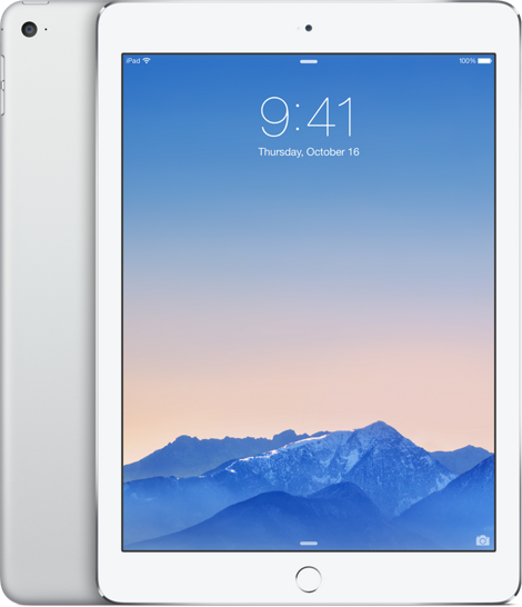 Specificaties van Apple iPad Air 2 Wi-Fi 64GB Zilver - Tweakers