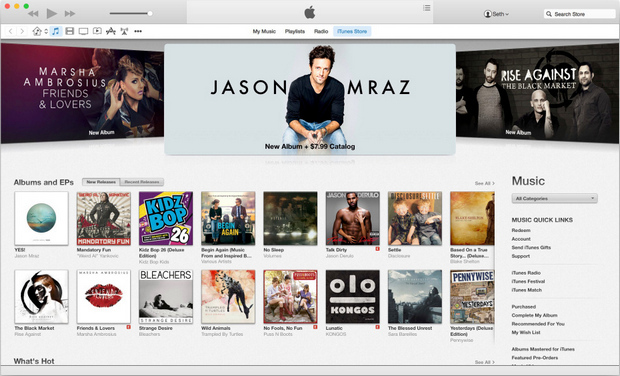 Apple iTunes screenshot (620 pix) Apple iTunes screenshot (620 pix)