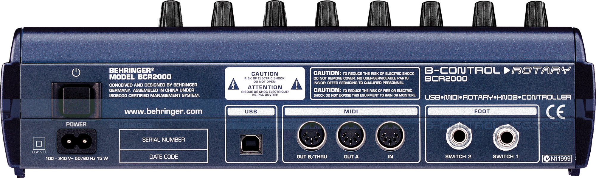 Behringer B - Control Rotary BCR2000: beste prijzen, echte reviews