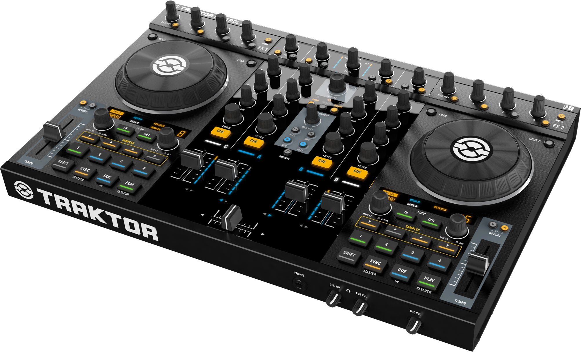 NI Traktor KONTROL S4 MK1 | DJコントローラー Native Instruments Traktor Kontrol S4 MK1: beste prijs - Tweakers