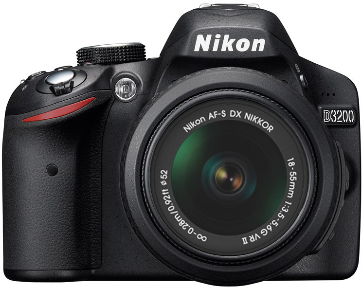 Nikon D3200 Kit + AF-S DX NIKKOR 18-55mm f/3.5-5.6G VR II Zwart