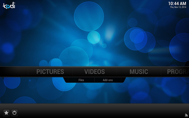 OpenELEC screenshot (620 pix)
